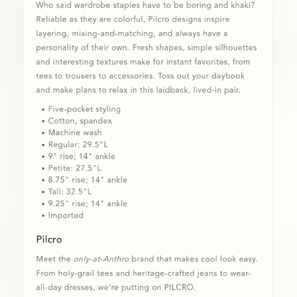 Anthropologie Pilcro and the Letterpress Hyphen Relaxed Fit Jeans - Picture 15 of 15